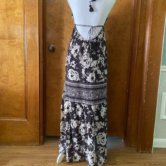 NWT Ba&sh Downtown Floral Mixed Print Cotton Maxi Dress small - Picture 8 of 13